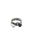 Main View - Click To Enlarge - JOHN HARDY - ‘Dot’ Black Sapphire And Spinel Hammered Silver Stack Ring