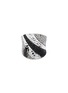 Main View - Click To Enlarge - JOHN HARDY - ‘CLASSIC CHAIN’ TREATED BLACK SAPPHIRE SPINEL STERLING SILVER HAMMERED SADDLE RING