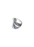 JOHN HARDY - ‘CLASSIC CHAIN’ SAPPHIRE HAMMERED SILVER SADDLE RING