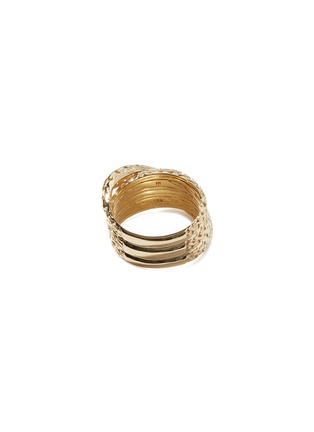 Detail View - Click To Enlarge - JOHN HARDY - ‘TIGA CLASSIC CHAIN’ 18K GOLD CROSSOVER RING
