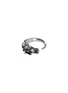 JOHN HARDY - ‘Legends Naga’ Sapphire Black Sapphire and Spinel Silver Ring