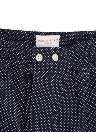 Detail View - Click To Enlarge - DEREK ROSE - PERMANENT CLASSIC WOVEN DOTTED COTTON BOXER SHORTS
