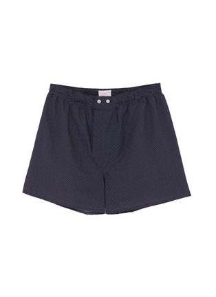 Main View - Click To Enlarge - DEREK ROSE - PERMANENT CLASSIC WOVEN DOTTED COTTON BOXER SHORTS