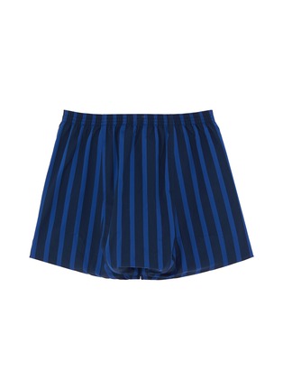 Figure View - Click To Enlarge - DEREK ROSE - CLASSIC WOVEN STRIPED COTTON BOXER SHORTS
