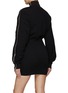 Back View - Click To Enlarge - RTA - ‘Hilda’ Zipper Cotton Long Sleeve Sweat Dress