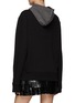 Back View - Click To Enlarge - RTA - ‘Dion’ Studded Hood Cotton Drop Shoulder Pullover
