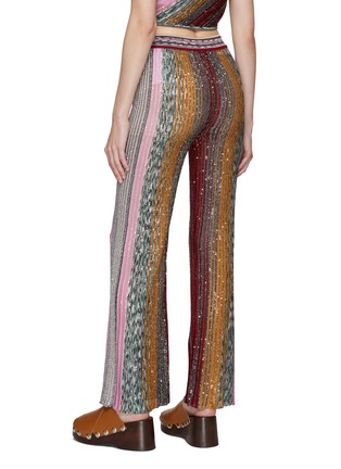 Back View - Click To Enlarge - MISSONI - LACED SEQUIN PANTS