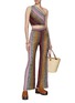 Figure View - Click To Enlarge - MISSONI - LACED SEQUIN PANTS