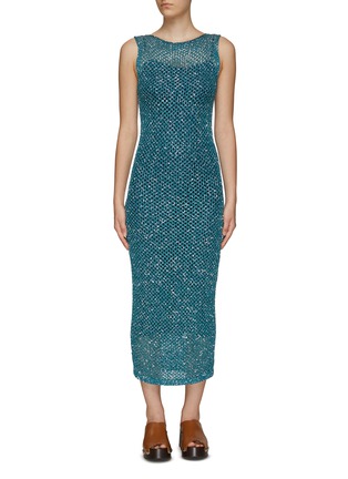 Main View - Click To Enlarge - MISSONI - Sequined Net Sleeveless Maxi Dress