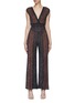 Main View - Click To Enlarge - MISSONI - SLEEVELESS DEEP V-NECK LACE JUMPSUIT
