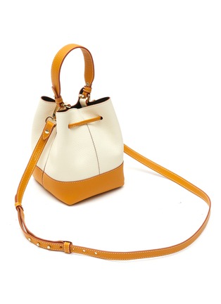 Detail View - Click To Enlarge - STRATHBERRY - ‘Lana Osette’ Leather Drawstring Bucket Bag