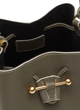 Detail View - Click To Enlarge - STRATHBERRY - ‘Lana Osette’ Midi Leather Drawstring Bucket Bag