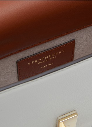 Detail View - Click To Enlarge - STRATHBERRY - ‘Melville Baguette’ Bicoloured Leather Shoulder Bag