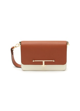 Main View - Click To Enlarge - STRATHBERRY - ‘Melville Baguette’ Bicoloured Leather Shoulder Bag