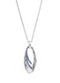 Detail View - Click To Enlarge - JOHN HARDY - ‘BAMBOO’ BLUE SAPPHIRE STERLING SILVER NECKLACE