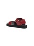 Detail View - Click To Enlarge - THE ROW KIDS - HOOK AND LOOP DOUBLE VELCRO LEATHER FLAT TODDLER/KIDS SANDALS