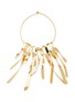 Main View - Click To Enlarge - JIL SANDER - ‘Plumaje’ Twisted Drop Charm Gold-Toned Brass Necklace