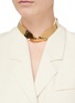 Figure View - Click To Enlarge - JIL SANDER - ‘Plumaje’ Twisted Gold Toned Metal Necklace