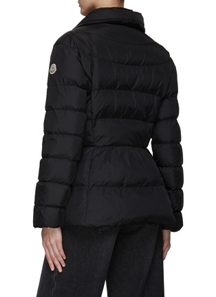 Back View - Click To Enlarge - MONCLER - High Neck Cinched Waist Puffer Jacket