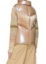 Back View - Click To Enlarge - MONCLER - PEARL EFFECT SLEEVELESS PUFFER VEST
