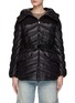Main View - Click To Enlarge - MONCLER - LONG SLEEVE BELTED PUFFER JACKET
