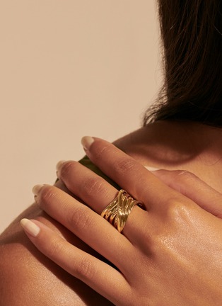 Detail View - Click To Enlarge - JOHN HARDY - ‘BAMBOO’ 18K GOLD RING
