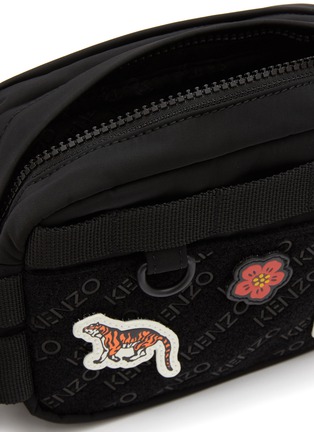 Detail View - Click To Enlarge - KENZO - Logo Velcro Patch Crossbody Bag