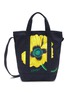 Main View - Click To Enlarge - KENZO - Poppy Print Logo Canvas Tote Bag