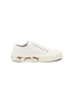 Main View - Click To Enlarge - KENZO - ‘Kenzoschool’ Tiger Print Canvas Low-Top Lace-Up Sneakers