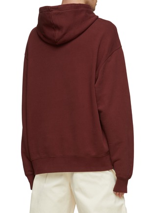Back View - Click To Enlarge - JACQUEMUS - OVERSIZED CHEST LOGO PULLOVER HOODIE