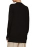Back View - Click To Enlarge - EQUIL - OVERSIZE V-NECK KNITTED CARDIGAN