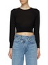 Main View - Click To Enlarge - EQUIL - CROPPED CREWNECK SWEATER