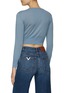 Back View - Click To Enlarge - EQUIL - CROPPED CREWNECK KNITTED SWEATER