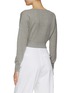 Back View - Click To Enlarge - EQUIL - CROPPED V-NECK SWEATER