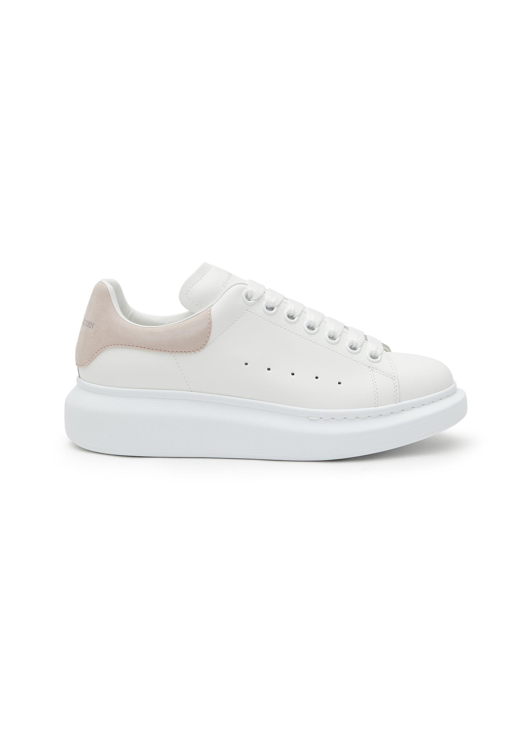 Alexander McQueen White Leather Oversized Sneakers