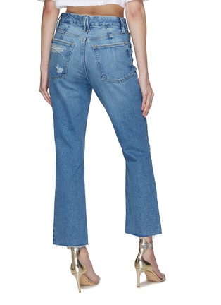 Back View - Click To Enlarge - GOOD AMERICAN - ‘GOOD ICON’ CROPPED JEANS