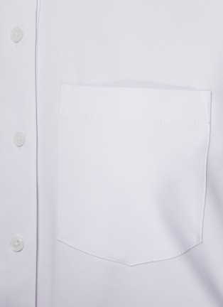Detail View - Click To Enlarge - GOOD AMERICAN - ‘THE GOOD‘ CROPPED SHIRT