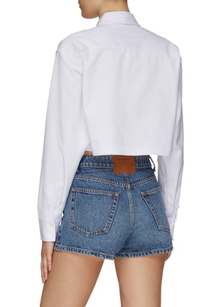 Back View - Click To Enlarge - GOOD AMERICAN - ‘THE GOOD‘ CROPPED SHIRT