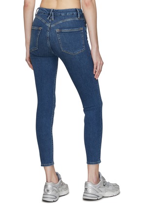 Back View - Click To Enlarge - GOOD AMERICAN - ‘CORE GOOD’ CROPPED LEG SKINNY JEANS