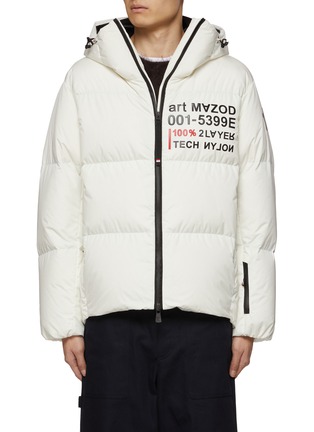 Main View - Click To Enlarge - MONCLER - ‘Mazod’ Inverted Logo Puffer Jacket
