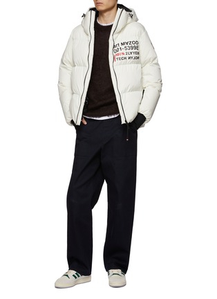 Figure View - Click To Enlarge - MONCLER - ‘Mazod’ Inverted Logo Puffer Jacket