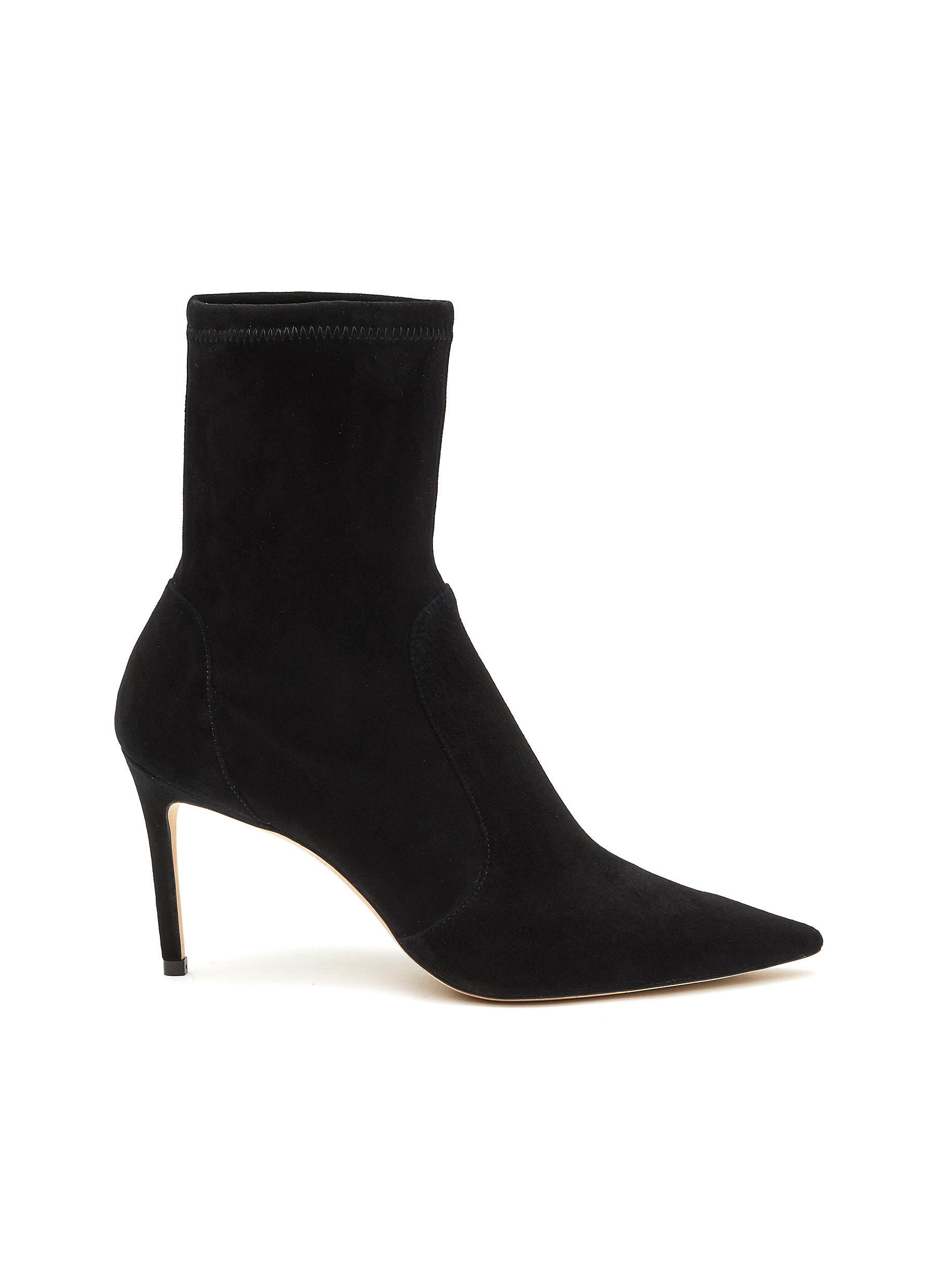 STRETCH SUEDE SOCK ANKLE BOOT