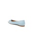 - STUART WEITZMAN - FLAT CRYSTAL KNOTTED BOW SUEDE SKIMMER SHOES