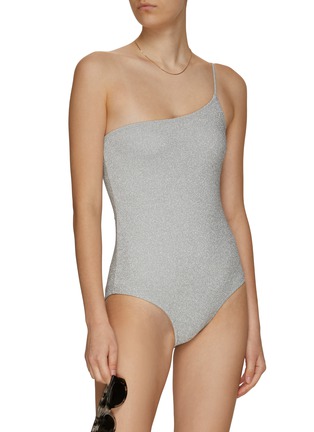 Figure View - Click To Enlarge - GOOD AMERICAN - SPARKLE HOT SHOULDER ONE PIECE SWIMSUIT