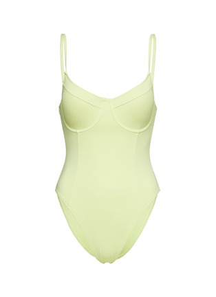 Main View - Click To Enlarge - GOOD AMERICAN - ‘SHOWOFF’ SCUBA ONE PIECE SWIMSUIT