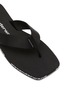Detail View - Click To Enlarge - ALEXANDER WANG - Logo Square Toed Flip Flops