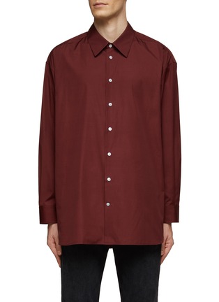 Main View - Click To Enlarge - THE ROW - ‘LUKRE’ LONG SLEEVE BUTTON UP SOFT COTTON SHIRT