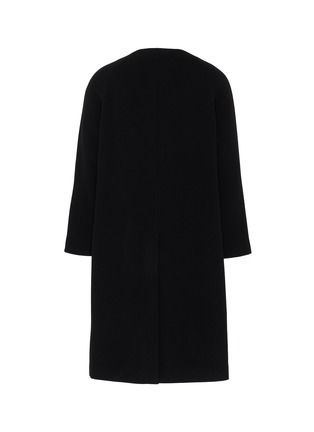 Figure View - Click To Enlarge - THE ROW - ‘Bram’ Virgin Wool Blend Round Neck Single-Breasted Coat