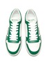 Detail View - Click To Enlarge - PRADA - ‘Downtown’ Logo Plaque Lace-Up Sneakers