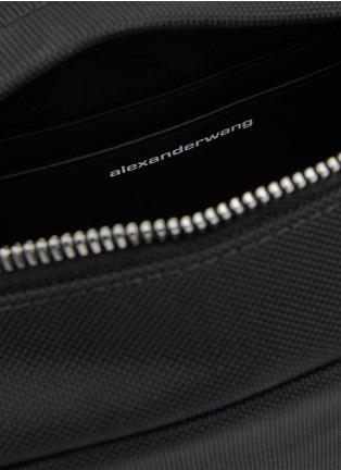 Detail View - Click To Enlarge - ALEXANDER WANG - ‘Heiress’ Logo Strap Nylon Crossbody Bag